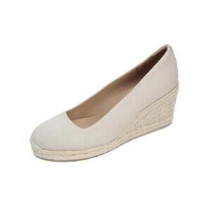 J. Crew Seville Cream Espadrilles wedged heels women's size 8.5